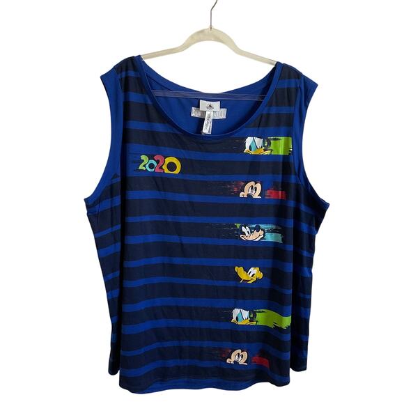 Disneyland Disney Parks 2020 Mickey and Friends Tank Top - 3X - NEW - Picture 1 of 8